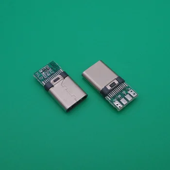 1TK 24pin USB-3.1 Pesa Pistiku Tüüp C-isane Pistik PC Pardal parandus osad