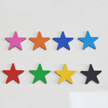 10tk/set Uus Armas Värv Star Magnet Juhatuse Kleebised MINI Külmkapp Magnet Kleebised Haridus Mänguasjad Lastele Kingitused