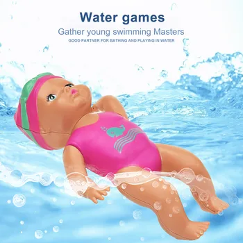 Vee Lõbus Bassein Jaoks Veekindel Elektrilised Nukk Parim kingitus Mänguasi Ujumine Vee Nukk Ühine Vallas Hariduslik Mänguasi Lastele