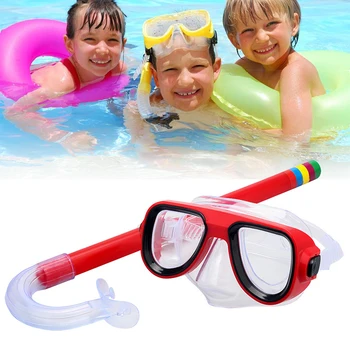 2021 Uute Laste Ujumise Mask Lapsed Snorkel Ujumine Kaitseprillide Komplekt PVC-st, Anti-Fog Suvel Ujumis-Ranna Mänguasjad