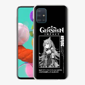 Hu Tao Genshin Mõju Ganyu PAIMON Telefon Case For Samsung Galaxy M31 Juhul 6.4
