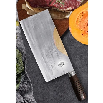 Käsitsi sepistatud köök noad viilutamine terav nuga köök nuga leibkonna liha viiludeks chef special noad Tang nuga 5CR15MOV teras