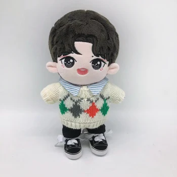 Wang Yibo nukk star doll armas kostüüm nukk 20cm puuvill nukk tugi -, plüüš-mänguasi kostüüm cos cosplay armas Jõulud kingitus
