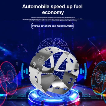 TopSpeed Auto Turbolaaduri Adapter Õhu Sisselaske Gaasi Kütuse Saver Fänn Muudetud Kiirendi Üldine Eesmärk Kaasaskantav Turbolaadur