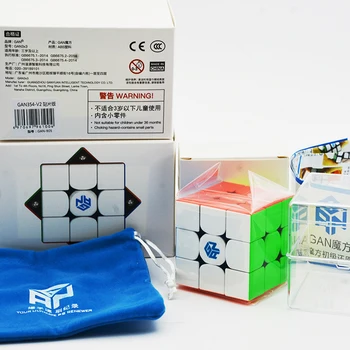 Gan Kiirus 354M V2 ges 3X3X3 Kuubiku Magnet Neo 354 M 3x3 Magic Cube Professionaalne Puzzle 354m v2 Cubo Magico gan 354 m V2.0 GES