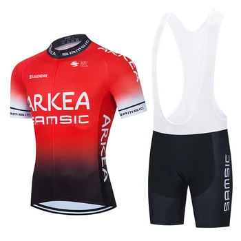 2021 Meeskond ARKEA Jalgrattasõit Jersey 20D Rinnatüki Set MTB Ühtne Suvel Jalgratta Riided Kiire Kuiv Ropa Ciclismo Lühike Maillot Culotte