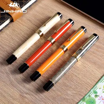 Luksus Jinhao Sajandi 100 Purskkaev Pliiats Akrüül Gold Clip 0.7 mm riikliku rakendusasutuse Koguda Pen Äri kontoritarbed caneta tinteiro