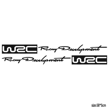 1 Paar Kohandatav WRC Ralli Kleebised Auto Decal-Stiil BMW Citroen VW Volkswagen Ford PEUGEOT MITSUBISHI Autode Lisavarustus