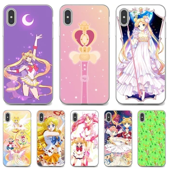 Samsung Galaxy A31 A12 A41 A51 A71 A20e A21s M30 A10 A30 A40 A50 A60 A70 Cover Pink-S-Sailor Moon-D-Luna Kassid Elavhõbe Kunst