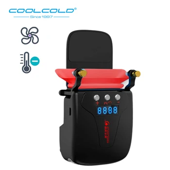 COOLCOLD K36 Sülearvuti Ventilaator, Külmik Sülearvuti soojushajutamise Radiaatori Jahutuse LED näidik Reguleeritava Kiirusega Põhjustatud Eelnõu