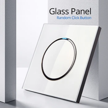 ELI saksa Pistikupesa TV ANDMETE Ethernet RJ45 Wallpad Luksus Karastatud Crystal Glass Panel Elektrilised Seina Pistikupesa