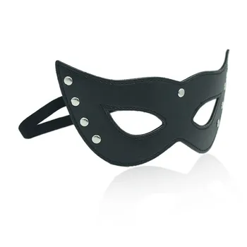 Porn Sex Tarvikud Kinnismõte Pea Mask PU Nahast Silmade Mask Kass Halloween Mask Roleplay Sugu Mänguasi Naistele Cosplay Kostüümid