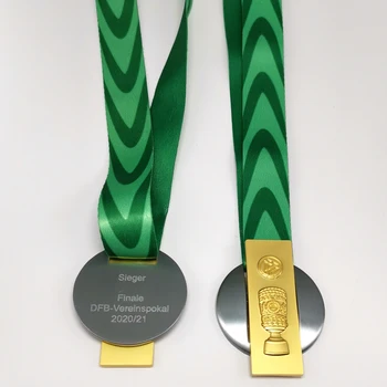 2020/21 Bundesliga Meistrivõistluste Medal Bayern On DFB-Pokal Metallist Medal Gold Medal Replica Fännid kogud