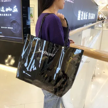 Rei Kawakubo CDG samas stiilis PVC plastist kotti, ühe-õla kott kohandatud ja naiste kandekotid Jaapanis populaarne logo