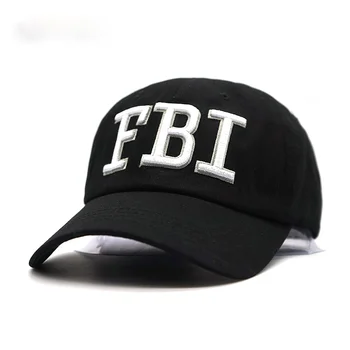 Ocio Bordado del FBI Gorra de Beisbol de los Hombres Gorra de Mujer reguleeritav hip-hop Papa Gorras para Hombre mõlema sugupoole
