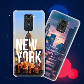 NYC NEW YORK City Telefoni Puhul Xiaomi Redmi Lisa 10 Pro Max 9S 9T 9 8 K40 Pro 8T 8A 7 7A 9A 9C Kõva PC Shell Kate Coque Capa