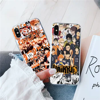 Anime Võrkpall Haikyuu Koomiksid Telefon Case For iphone mini 12 11 Pro XS MAX 7 8 6s Pluss SE2020 X-XR Silikoon TPÜ Pehme tagakaas