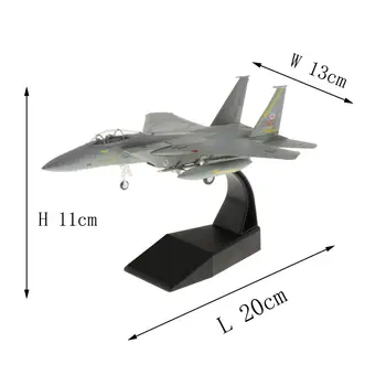 F-15 Eagle Hävituslennukid Mudel 1/100 Skaala Aolly Diecast Lennuk Mänguasi Kingitus