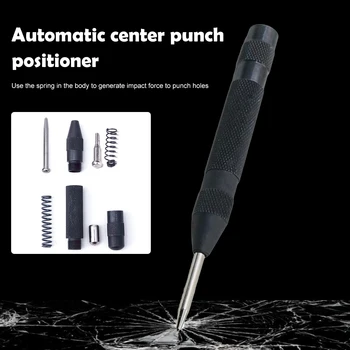 Drill Bit Vahendid Kuldne Automaatne Center Punch Dot Punch Positioner poolautomaatne Akna Purustamine Seade Pikkus 130 mm HSS