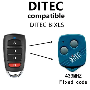 DITEC GOL4C Asendamine kaugjuhtimispult transmitte kloon 433.92/433MHz fikseeritud koodi võti, ehisripatsid
