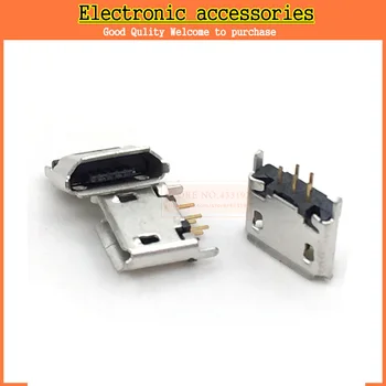 10tk/Palju,Micro-5pin B type Female Connector Mobiil Telefoni Mikro-USB-Pistik Pistik 5 pin laadija Pesa
