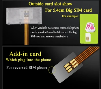 Telefon Kaardi Converter Universaalne SIM-Kaart, Pööra Suur-Kaardi Pesa Mobiilne Telefon Avage SIM-Kaardi Seadmesse Kuum
