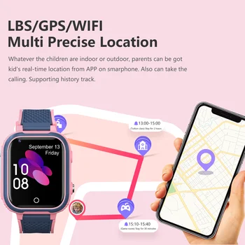 2021 4G Smart Watch Lapsed WIFI Videokõne SOS IP67, Veekindel Lapse Smartwatch Kaamera Ekraan Tracker Asukoha GPS-Vaata Telefon
