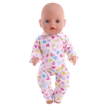 Uuestisündinud Nukk Armas Riided Baby New Born Pidžaama Ülikond 18 Tolline&43 Cm, Tarvikud Tüdrukute Põlvkonna Mänguasi Kingitused