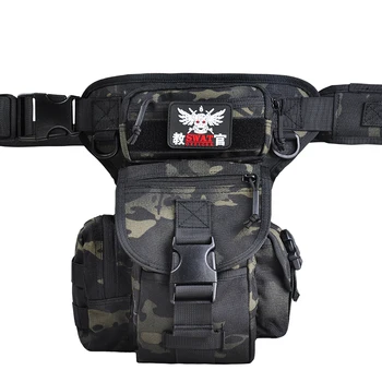 Sõjalise Taktikalise Tilk Jala Kott Tool Fanny Reie Pack Hunting Bag Talje Pack Mootorratta Ratsutamine Meeste Sõjalise Talje Pakki Top Paks