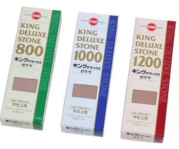 Jaapani King Deluxe Wetstone #800 #1000 #1200 - Waterstone Teritamiseks, Made in Japan