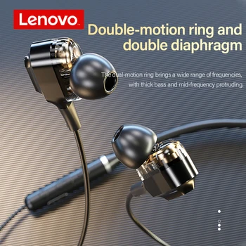 Lenovo XE66 Pro Dual Dünaamiline Kaelus Traadita Kõrvaklapid, Bluetooth Kõrvaklapid 4 Kõlarid, HIFI Stereo HD Kõne Veekindel koos Mic