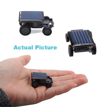 Kõrge Kvaliteediga Väikseim Mini Auto Päikeseenergia Toy Car Racer Haridus Vidin Lastele, lapse Mänguasjad Hot Müük Päikeseenergia Mänguasi blac