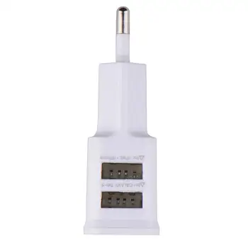 Dual USB-Profit Laadija Adapter iPhone/ Samsung mobiiltelefoni Laadimine EU Pistik