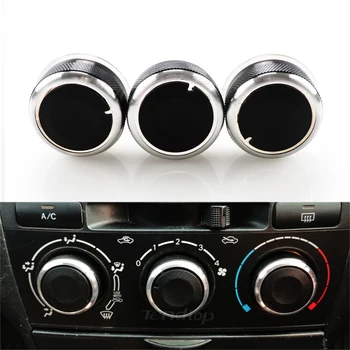 3tk/Set Toyota Corolla EX AC Auto kliimaseade Keerates Lüliti Nupp Alumiiniumist AC Nupp Heat Kontroll Nuppu