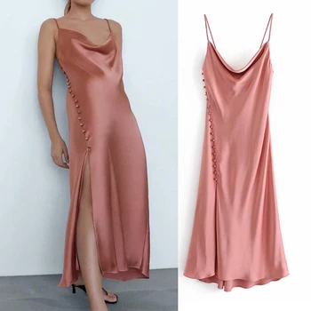 Za kleit Uus mood lihtne toru top seksikas suspender naiste kleit 2021 fashion street noorte stiilne ja mugav lepinguosalise kleit naistele