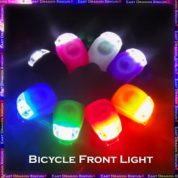 Jalgratta Esi-Kerge Silikoon LED-Pea Ees Taga Ratta, Ratas Kerge, Veekindel Jalgrattasõit Koos Akuga Jalgratta Tarvikute Jalgratta Lamp