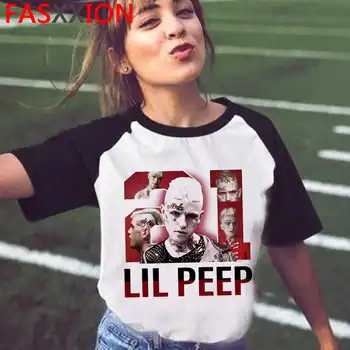 Rip Lil Peep Hip Hip Harajuku T-särk Meestele, Graafiline Ullzang Anime Tshirt Esteetiline Lil Peep Ullzang Tshirt Vabaaja Top Tees Mees 1