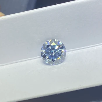 Meisidian Uusim Lab Loodud Teemant 1.5 Karat 7,5 mm Suurepärane Katkesta Sinine Safiir Moissanite Hind Karaat