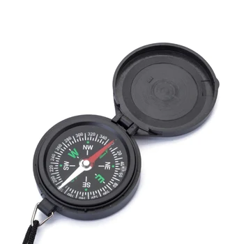 Pocket Watch Klapp Kompass, Kaasaskantav, Kämping, Matkamine Navigatsiooni Kompass Auto Kompass koos kaelapaela kinnitamine Suunatud Juhend