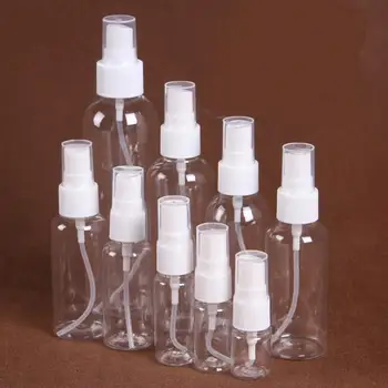 Mini Tühi Spray Pudel Korduvtäidetavaid Kaasaskantav Läbipaistev Plastik Parfüümi Pihusti Reisi Meik Niiskuse Pihusti Pudel parfüümi