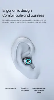 Bluetooth-5.2 Kõrvaklapid X35 Arch Ekraani Digitaalne Ekraan 2000mAh Aku Kasti Touch Juhtmeta Kõrvaklappide Kõrvaklapid Mikrofoniga