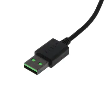 1TK Vastupidav Nailon Põimitud Rida USB-Hiire Kaabli Asendamine Traat Razer DeathAdder Elite Wired Gaming Mouse