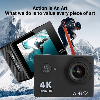 Action Kaamera Ultra HD 4K/30fps WiFi 2.0