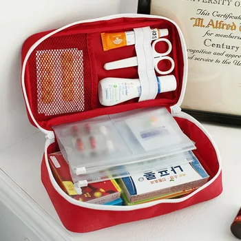 Väljas Reisi esmaabi komplekt Mini Auto First Aid kit kott Kodus Väike Meditsiini kast Avarii Survival kit Suurus 15*11*4 CM
