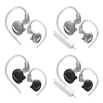 CCA CKX 1DD+6BA Hübriid kõrvaklapid Puhta Metalli Kõrva HIFI Kõrvaklapid Jälgida Bass Peakomplekt Müra Tühistamises Kõrvaklapid EDX ZSX