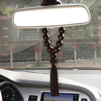Puit Buddha Helmed Auto Rearview Mirror Rippuvad Ripats Interjöör Decor Ornament