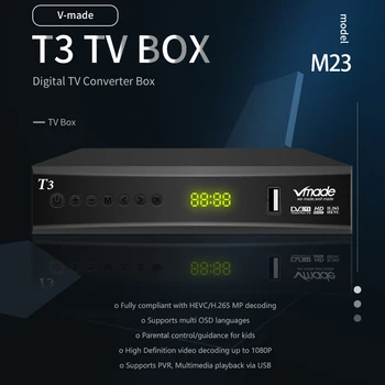DVB T2-TV USB WIFI vastuvõtja, DVB-T2 jaoks on digi-TV vastuvõtja toetuse YouTube H. 265 HEVC multi-language HD DVB-tuuner tv-boxes