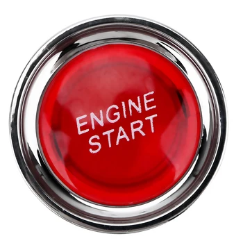 Valgustatud Nupp Punane Mootori käivitamiseks Starteri Lüliti võidusõiduauto Auto Lüliti Touch Universaalne a 22mm Auk
