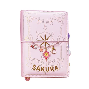 Jaapani Anime Cardcaptor Sakura Lahtiste lehtedega Päevik Sülearvuti Kogumise Armas Reisi Teataja Käsiraamat Õpilasele Päevikusse Sünnipäeva Kingitus