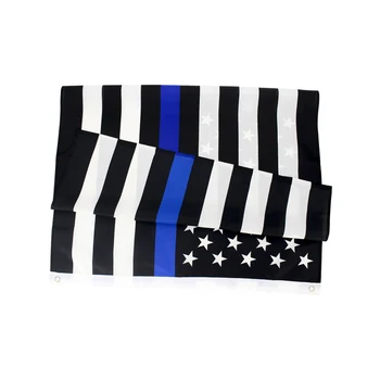 60X90/90X150CM Ameerika Ühendriigid Ameerika Õhuke Sinine Joon Esimene Vastaja Politsei Memorial Lipp